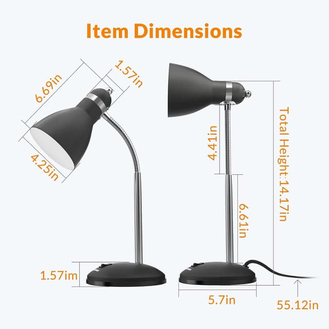 Thumbnail 6 de LEPOWER Metal Desk Lamp eye-care table lamp
