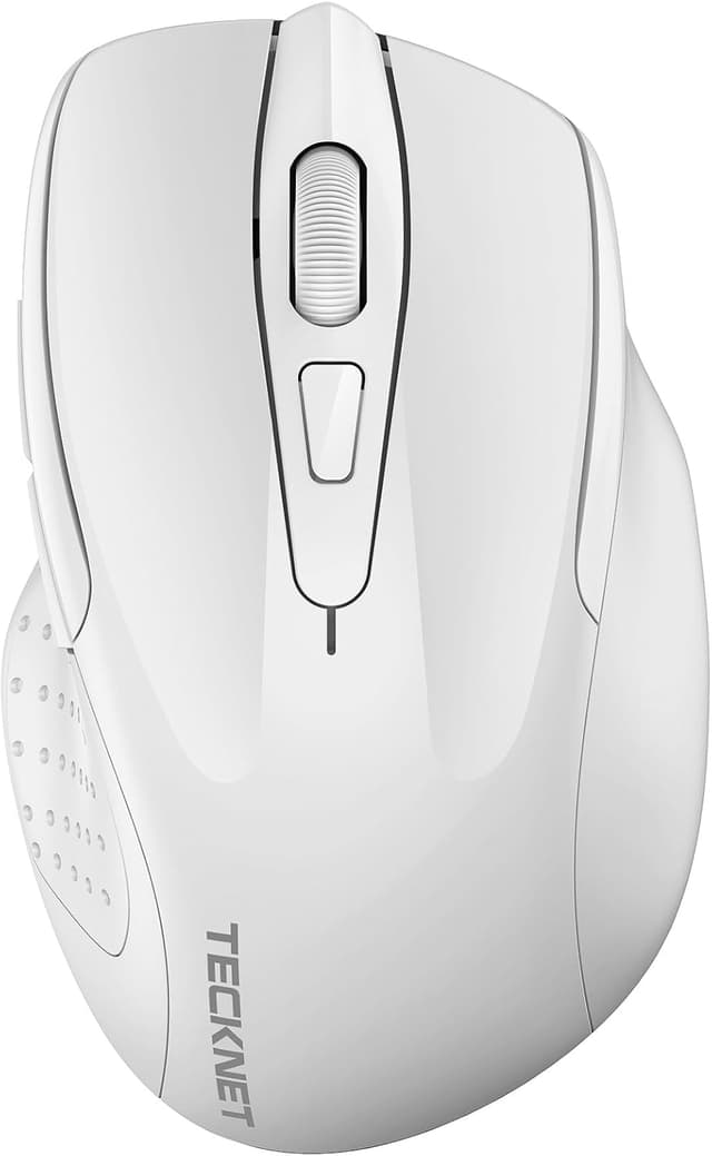 Detalle de TECKNET Bluetooth Mouse (4800DPI) with USB wireless and dual Bluetooth connectivity