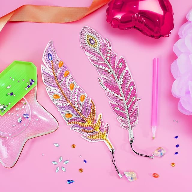 Thumbnail 6 de Amteker Diamond Painting Lesezeichen Kinder 6-12