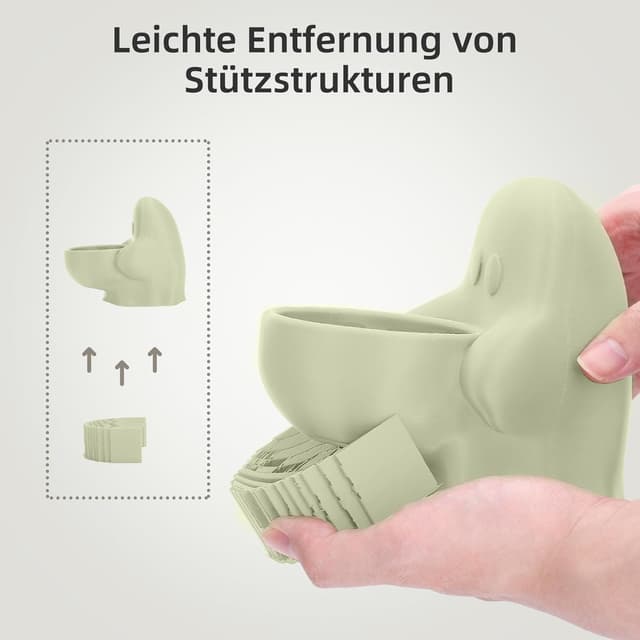 Detalle de 3DHoJor Matte PLA Filament 1.75mm in Light Khaki (Matte finish), 1kg spool