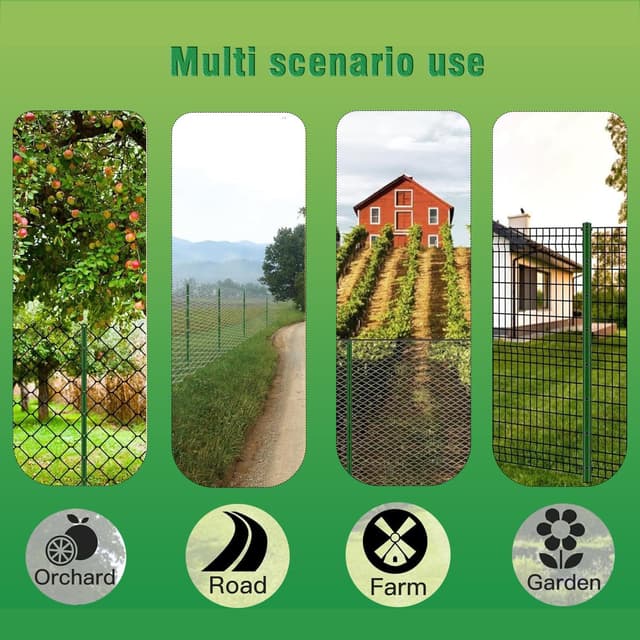 Detalle 1 de 148 cm iHYTOON Zaunpfosten Metall