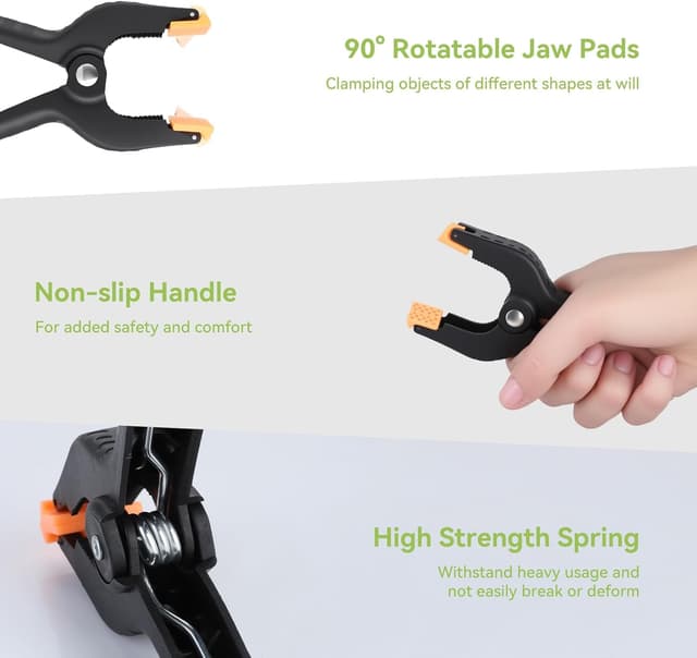 Thumbnail 4 de OTraki 8 Pezzi Fermagli a Molla 4 Pollice