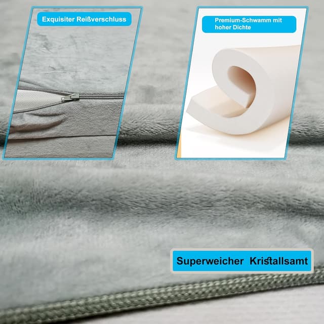 Thumbnail 1 de xxjolavv Verdickte Klappmatratze 186×148×8 cm