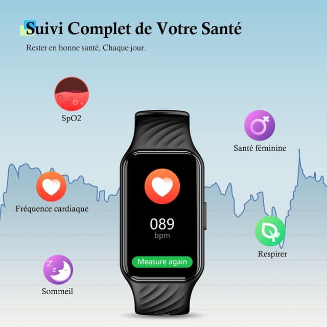 Thumbnail 4 de IOWODO Montre Connectée 1,47''