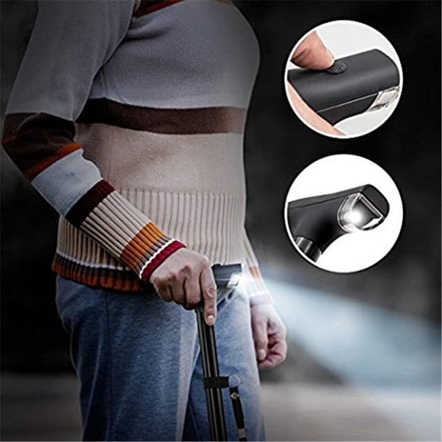 Thumbnail 5 de Folding Cane with LED Light, Adjustable Walking Stick 🚶