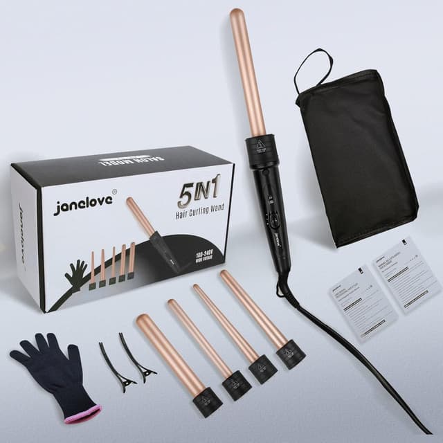 Thumbnail 5 de janelove Curling Wand 5-barrel set 9–32 mm 🎀