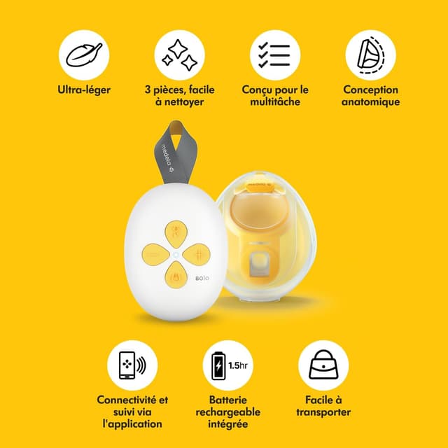 Thumbnail 2 de Medela Solo tire-lait 76 g Hands-Free đź‘¶