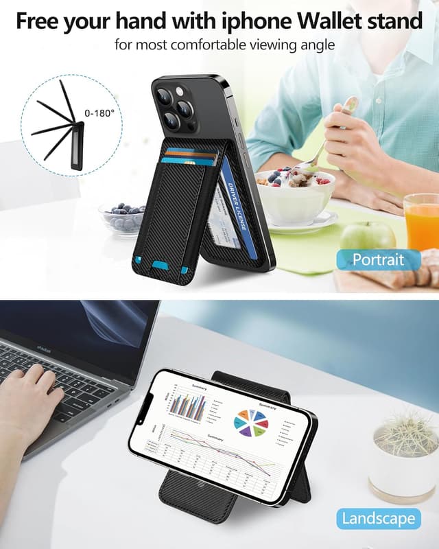 Thumbnail 1 de ExtreLife 2-in-1 MagSafe Wallet with Stand