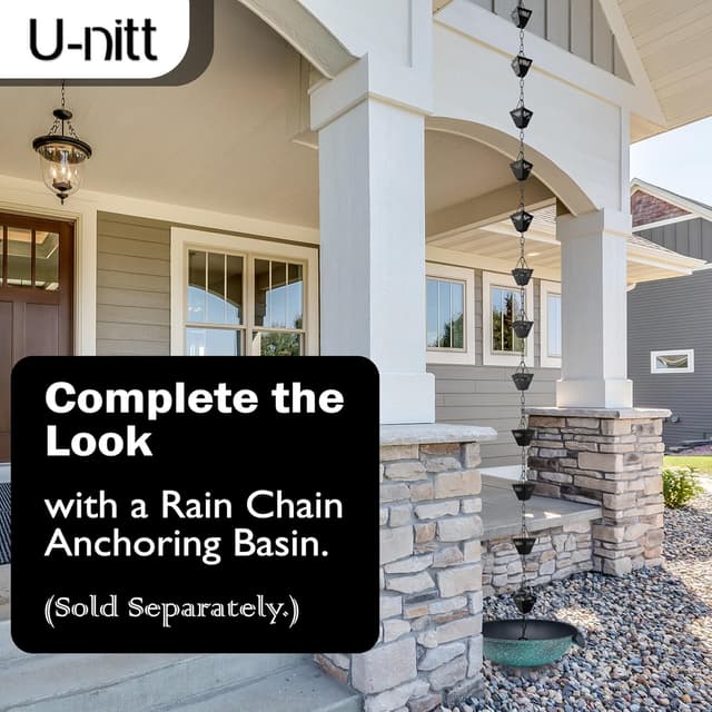 Thumbnail 4 de U-nitt 8.5 FT Rain Chain for Gutters ⚙