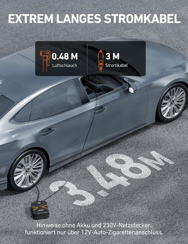 Thumbnail 4 de AstroAI Luftkompressor 10,3 bar