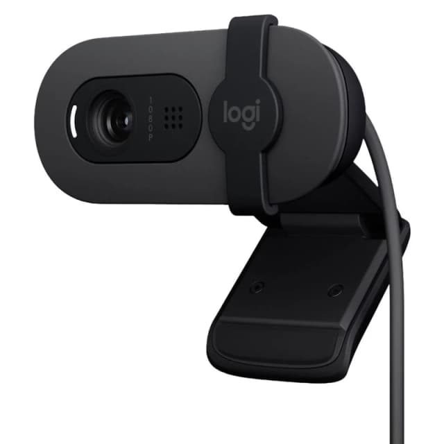 Detalle de Logitech Brio 100 Webcam Full HD negra