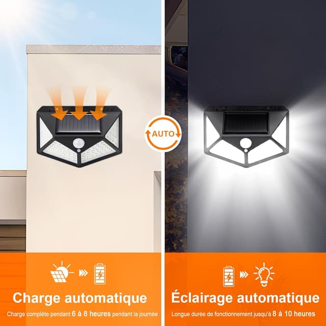 Detalle 2 de GRIFEMA GDK203 Lampe solaire 100 LED