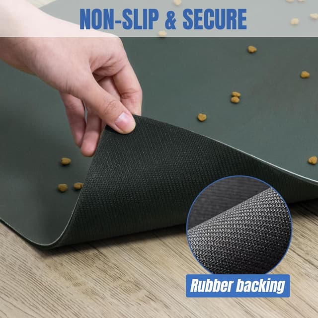 Thumbnail 4 de Plentio Extra Large Pet Food Mat 36" x 24"