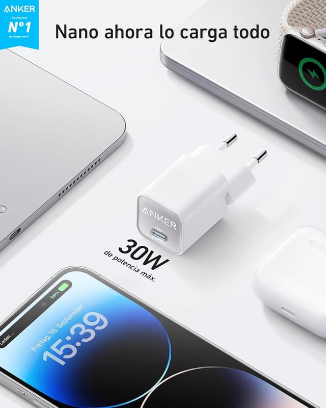 Detalle 2 de Anker Cargador GAN 30 W 511 Nano 3