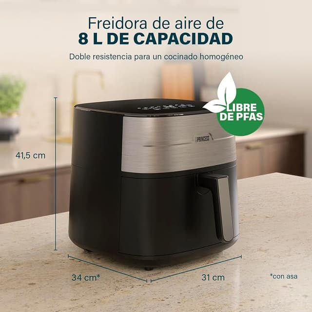 Thumbnail 2 de Princess Dual Heat Airfryer 8L XXL 🍟 Sin BPA ni PFAS