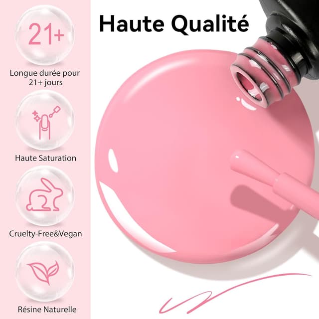 Detalle 2 de Kit vernis semi-permanent VANREESA 48 W avec lampe UV, ponceuse électrique et 35 couleurs