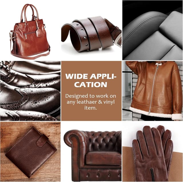 Detalle de Kit réparation cuir SEISSO 18 pièces