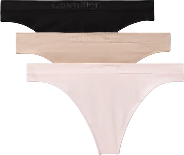 Detalle de Calvin Klein Donna perizomi elasticizzati in confezione da 3
