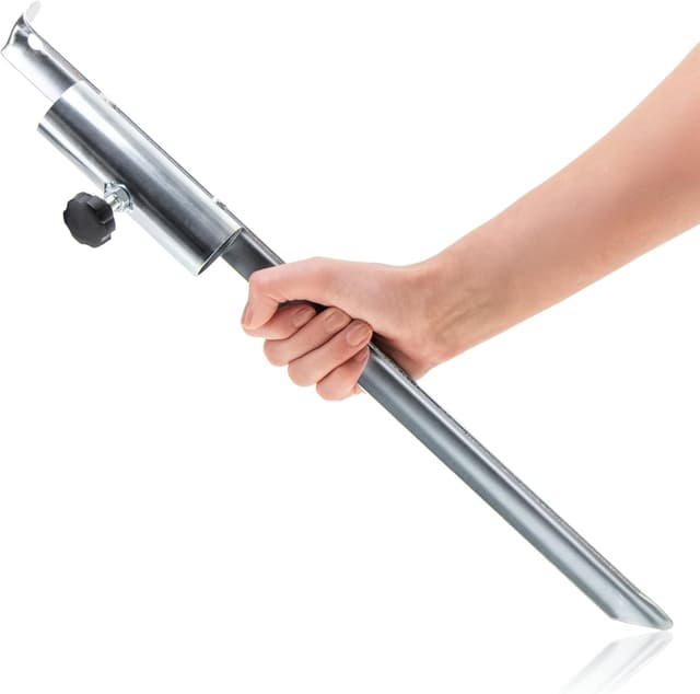 Detalle de com-four® porta ombrellone con picchetto da terra regolabile (base per ombrellone)