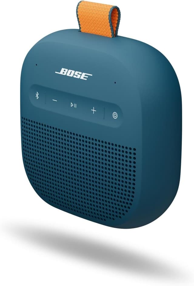 Detalle 2 de Bose SoundLink Tragbarer Mikro-Lautsprecher (2. Gen.) – Bluetooth-Außenlautsprecher, IP67, bis zu 12 Stunden Akkulaufzeit, Dämmerungsblau (Limited Edition)