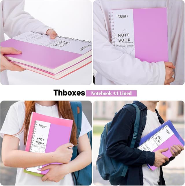 Thumbnail 6 de Thboxes A4 spiral notebook 200 sheets