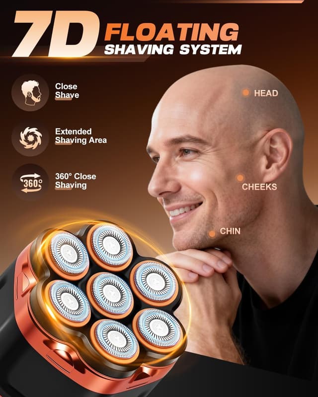 Detalle 2 de Zenmos Mens Head Shaver Bald 7D