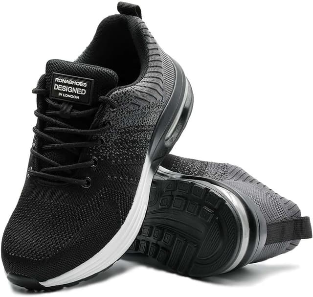 Detalle 1 de Rona Shoes Chaussures de sécurité type baskets avec embout acier et semelle Kevlar