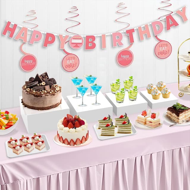 Detalle 2 de CHONOVO acrylic risers 6-piece 🍰