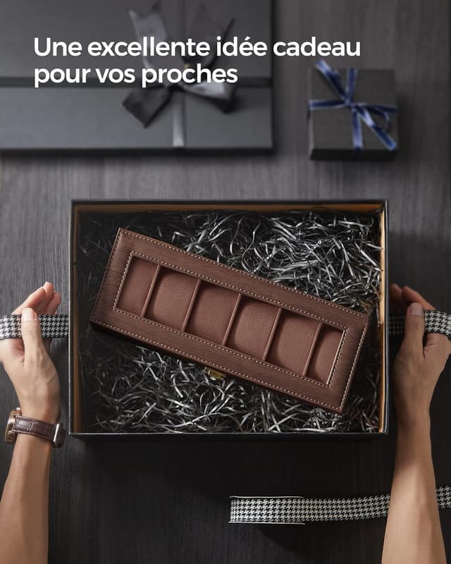 Thumbnail 6 de SONGMICS JWB006K01 boîte à montres 6 emplacements