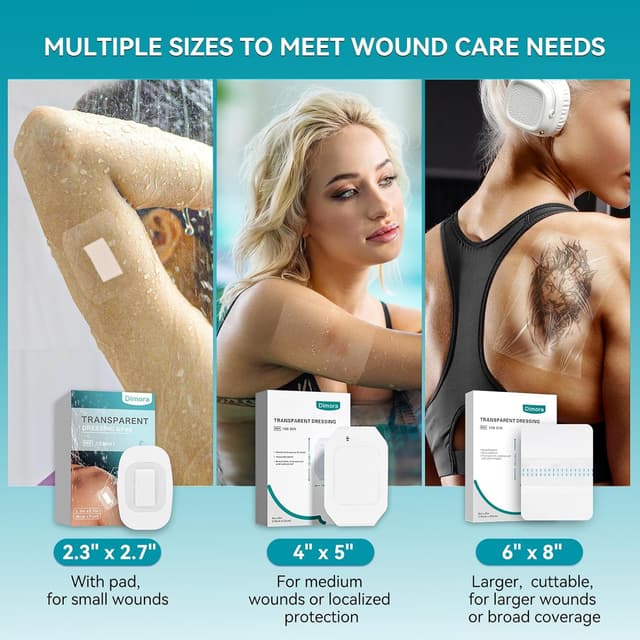 Detalle 2 de Dimora Transparent Film Dressing 50 Packs