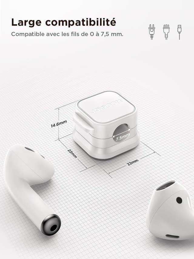 Thumbnail 6 de JOYROOM Clips Câble Organisateur 12