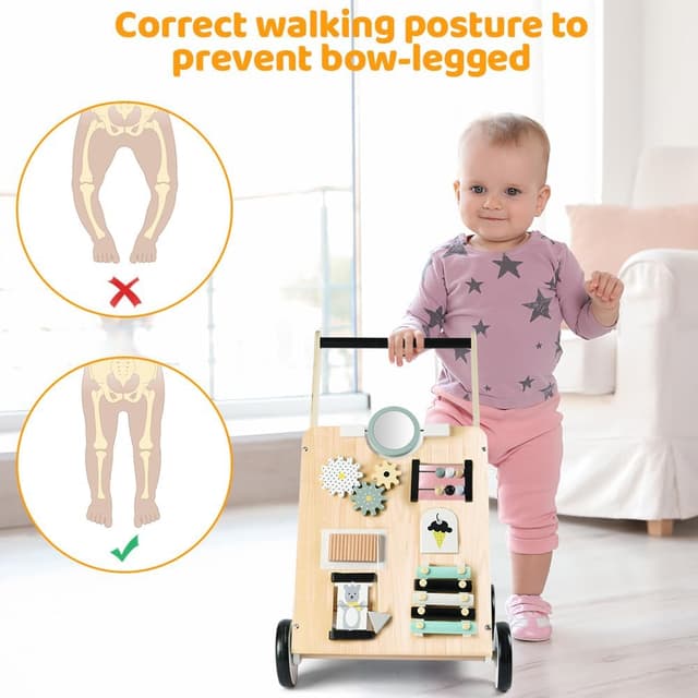 Thumbnail 4 de Aolso Girello in legno 2 in 1 per neonati