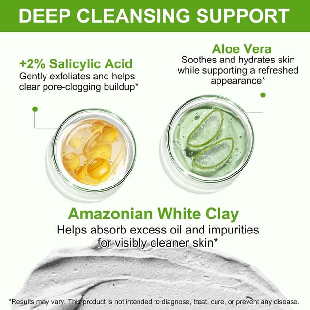 Thumbnail 3 de Eliminador de puntos negros nariz rostro Arcilla Blanca Amazónica