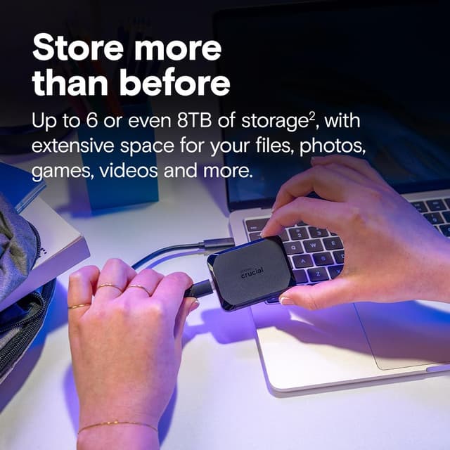 Thumbnail 1 de Crucial X10 portable SSD 2 TB ๐พ