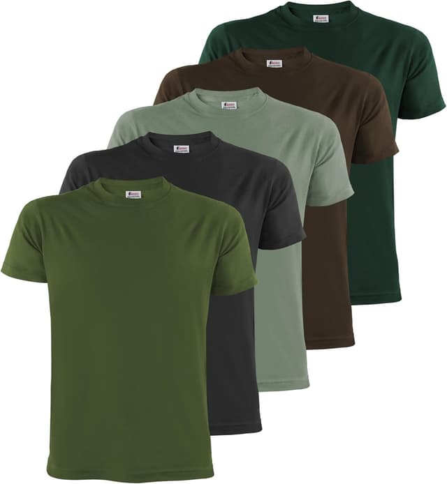 Imagen de ALPIDEX T-Shirt da uomo Confezione 5 girocollo en OfertitasTOP