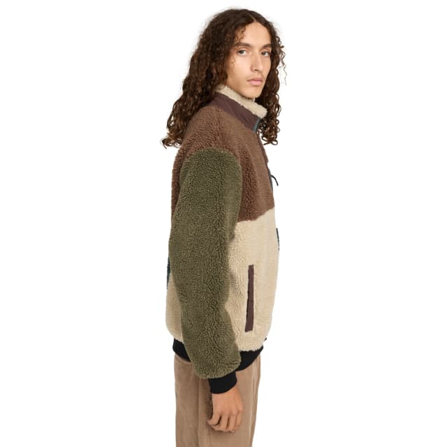 Detalle de Element Oak Sherpa: chaqueta de borreguito de hombre con corte relajado