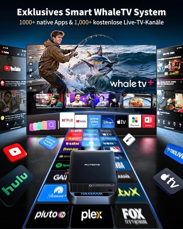 Detalle 2 de Smart Beamer Mini Projektor 1080P 860g