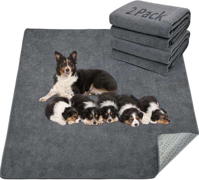 Detalle de LOOBANI 2-Pack Extra Large Dog Mat, 36x48