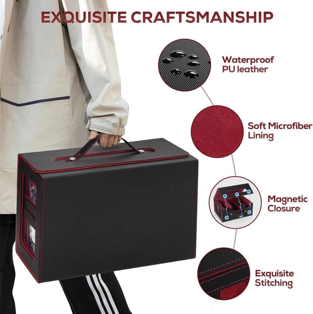 Thumbnail 4 de STTRBOX Trading Card Storage Box 600+ ๐