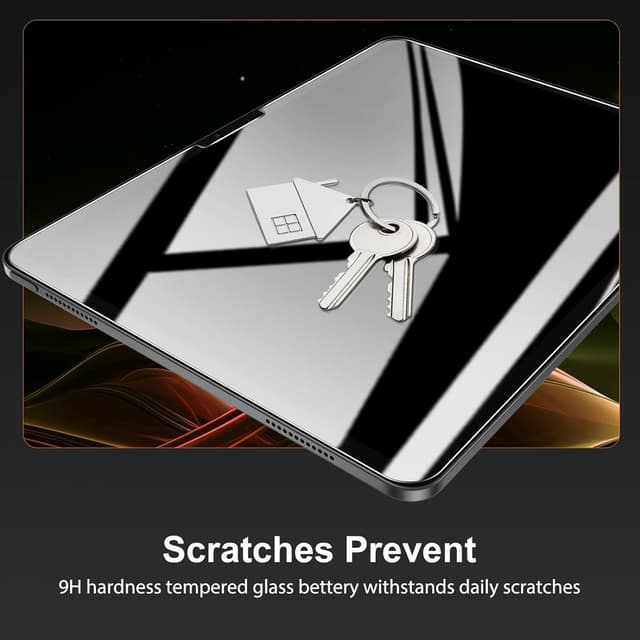 Detalle de SPARIN Panzer-Schutzglas (2 Stück) für iPad Air 11 Zoll M3/M2/M4 – Auto-Installation, 9H Schutzfolie