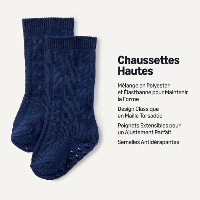 Thumbnail 1 de Amazon Essentials x Sofia Grainge Chaussettes Genou Tricot Torsadé 6 paires