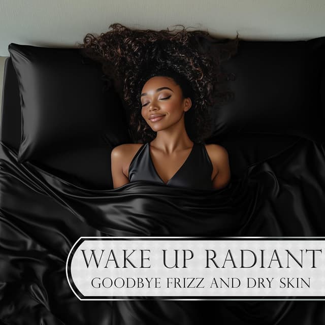 Detalle 2 de DECOLURE Satin Bed Sheets Queen 15" Deep Pocket