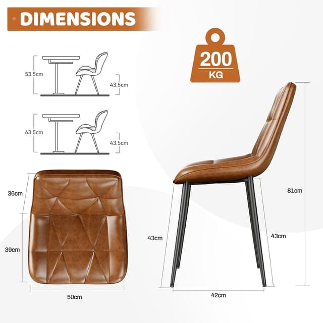 Thumbnail 2 de Clevich Sedie da pranzo 81 x 57 x 50 cm