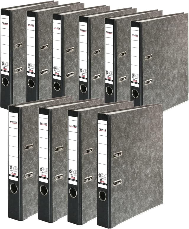 Detalle de Original Falken Recycling-Ordner Wolkenmarmor 5 cm