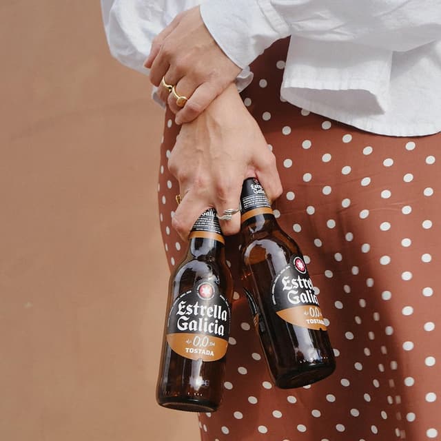 Thumbnail 5 de Estrella Galicia 0,0 Tostada 🍺 Pack 24 x 25cl - Lager sin alcohol
