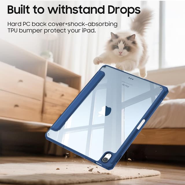 Thumbnail 6 de Fintie Hybrid Hülle für iPad Air 11 Zoll mit Stifthalter (M4/M3/M2 & Air 5/4) – Navy