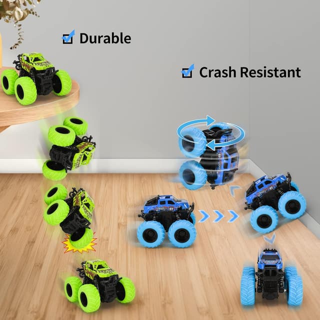 Detalle 1 de VoMii Monster-Truck Spielzeugautos 4x4