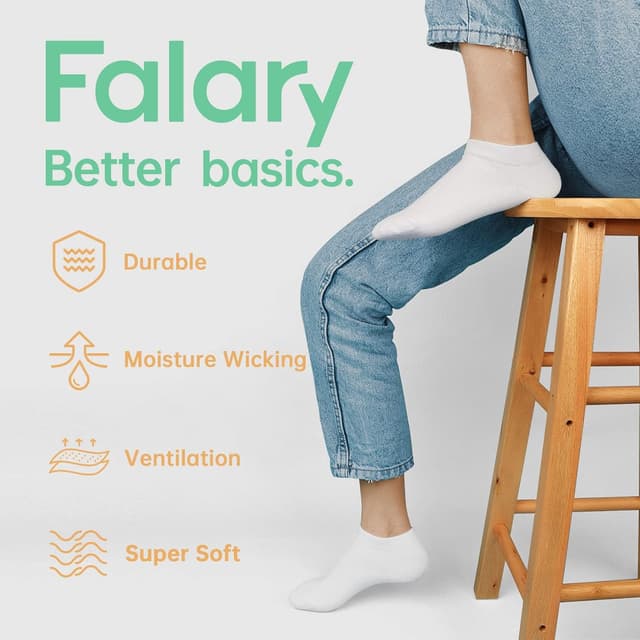 Thumbnail 4 de FALARY Sneaker Socken 12 Paar Unisex