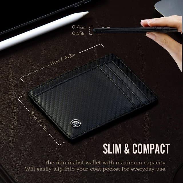 Detalle de POWR Mens Wallet RFID holder 7 cards