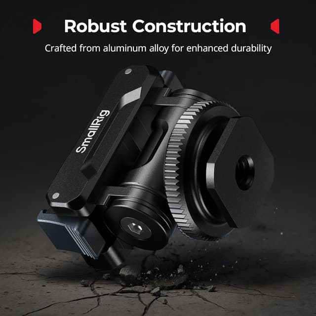 Thumbnail 6 de SMALLRIG Adaptateur de griffe pour DJI Osmo Action 5 Pro / 4 / 3 (5436) avec fixation à dégagement rapide